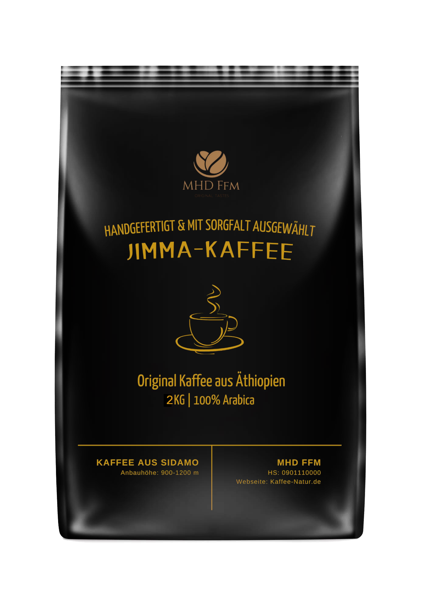 Sidamo - Gerösteter Kaffee - 1 Kg