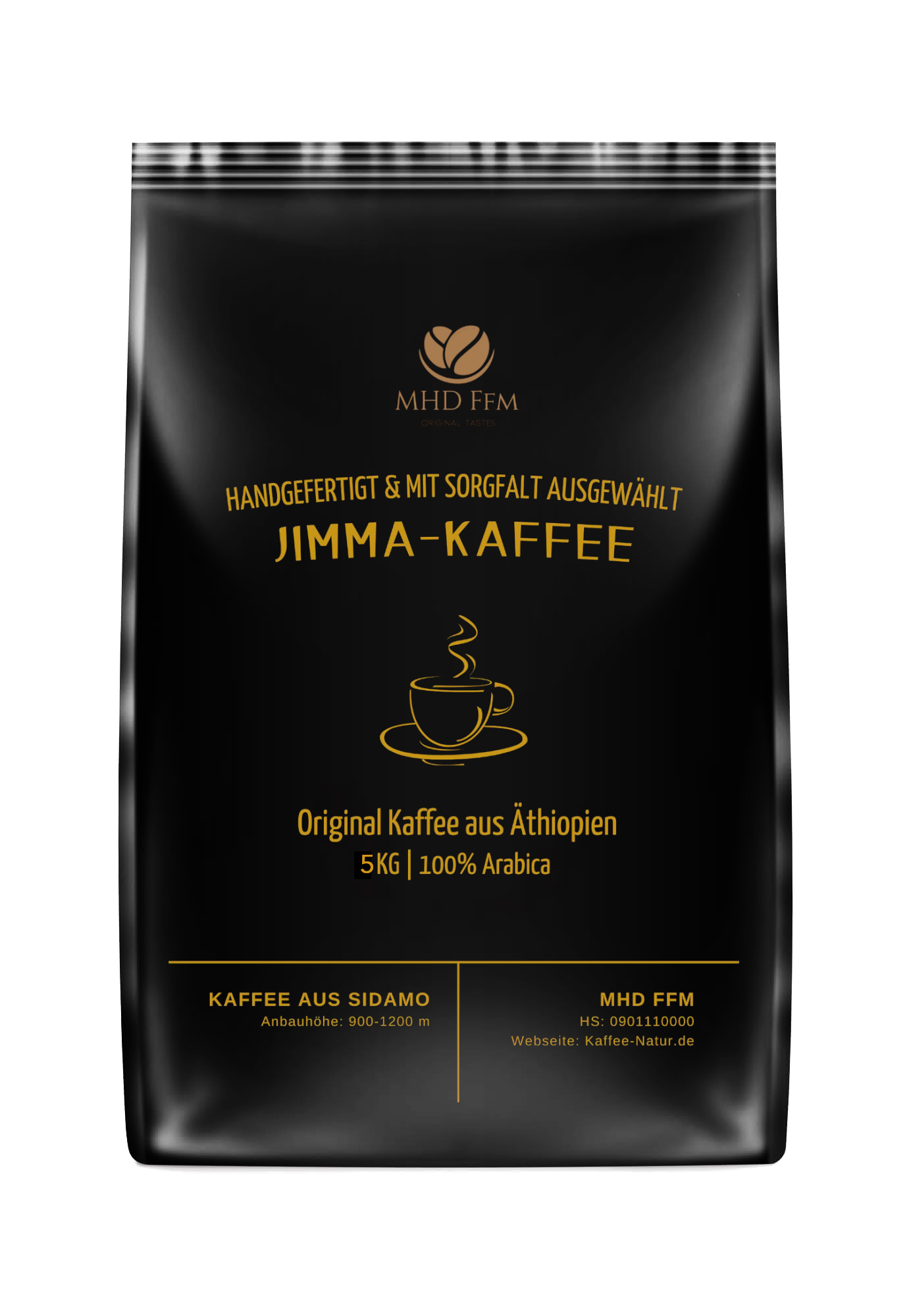 Sidamo - Gerösteter Kaffee - 5 Kg