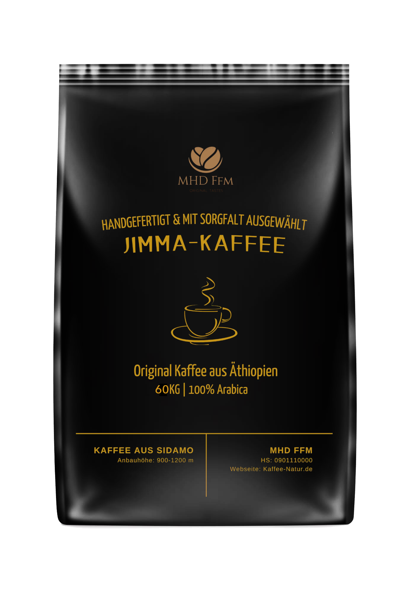 Sidamo - Gerösteter Kaffee - 60 Kg